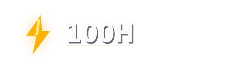 100h logo